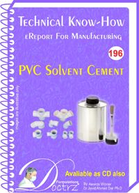 PVC Solvent Cement  Manufacturing Technology  (TNHR196)