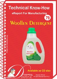 Book Woolen Detergent Manufacturing Technical Knowhow