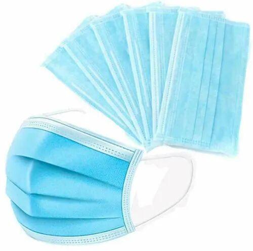 Meltblown Material Surgical Mask, for Multipurpose, Color : Blue