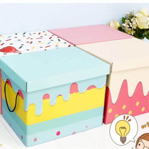 Printed Cradboard Children Gift Boxes, Shape : Square