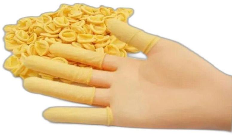 Latex Yellow Finger Cots, Feature : Water Resistant, Chemical Resistant, Electrical Resistant, Heat Resistant