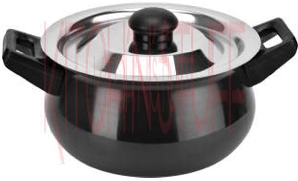 Coated Hard Anodized Biriyani Pot, for Food Containing, Feature : Corrosion Proof, Durability, High Strength