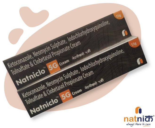 Natniclo-5G Cream, Packaging Size : 30 gm