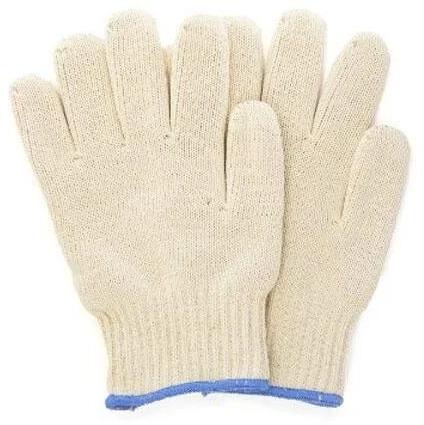 Cotton Knitted Gloves, Color : White
