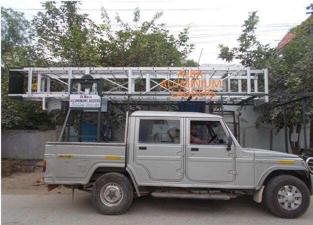 aluminium vehicle mounted tower ladder