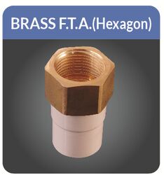 CPVC Brass Hexagonal FTA
