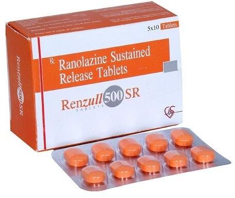 Ranolazine Sustained Release Tablets, Packaging Type : Blister