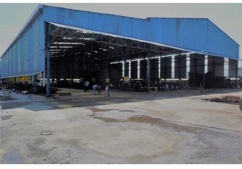 NPEC Blue Modular Steel Industrial Shed, Feature : Easily Assembled