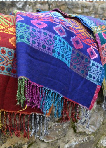 Colourful shawl