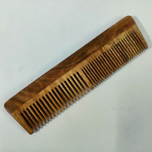Medieval Edge Handmade Neem Comb, Color : Brown