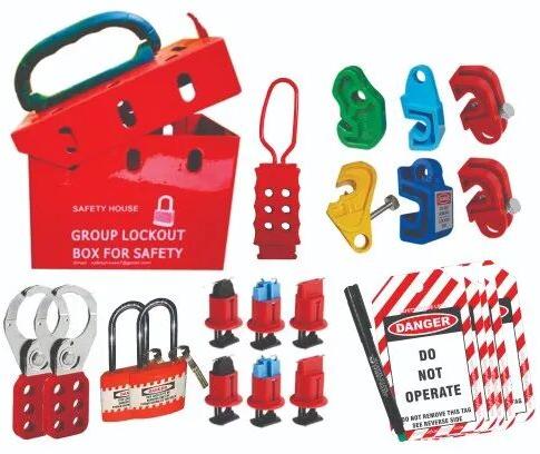 Lockout Tagout Equipment, Color : Red