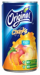 Original Natural 180ml Peach Drink Tin, for Human Consumption