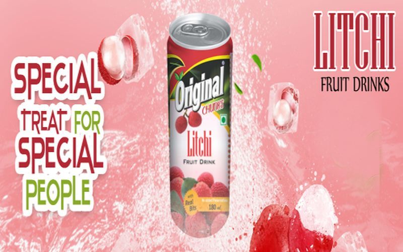 240ml Litchi Drink Tin