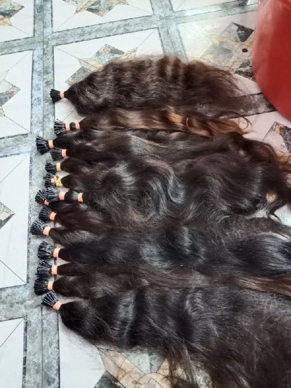 Natural Silky Temple Hair Extensions, for Parlour, Personal, Gender : Female