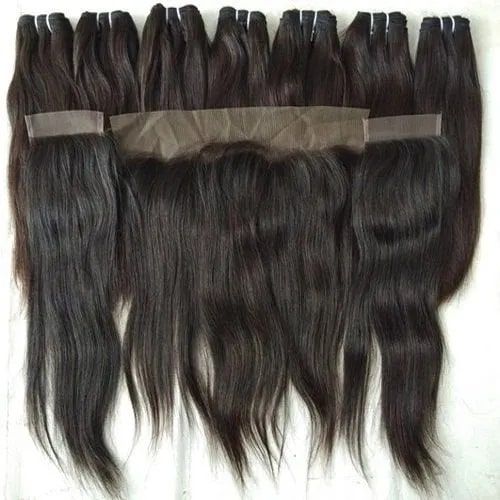 Virgin Raw Hair Extensions, for Parlour, Personal, Gender : Female