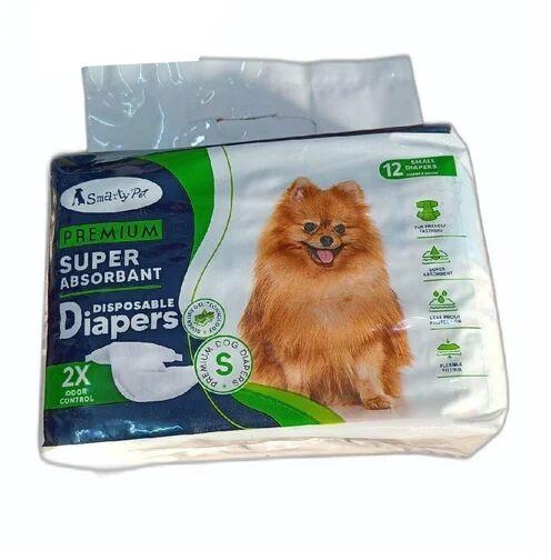 Cotton Pet Dog Diaper, Size : S