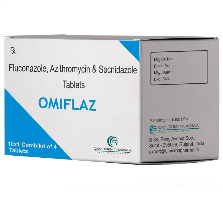 Fluconazole, Azithromycin and Secnidazole Tablets