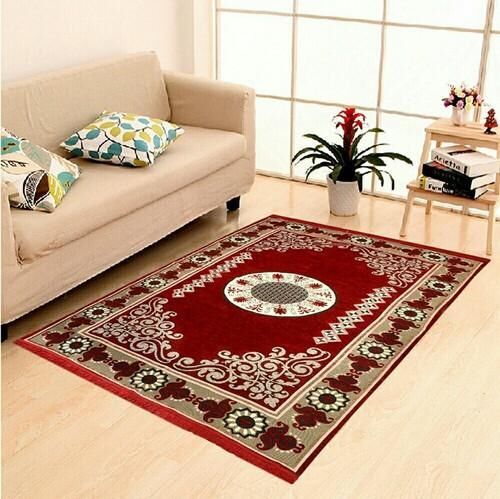 Rectangular Embroidered Polyster Shaneel Carpets, for Home, Size : 5x7 Feet, 6x9 Feet, 9x12 Feet