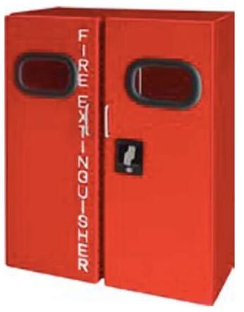 MS Fire Hose Boxes, Color : Red