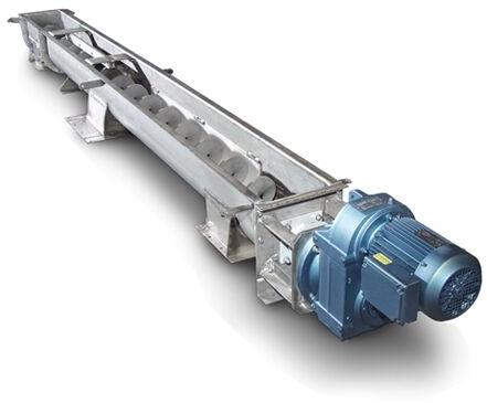 Devikrupa Automatic Stainless Steel Polished Electric Horizontal Screw Conveyor, Voltage : 220V