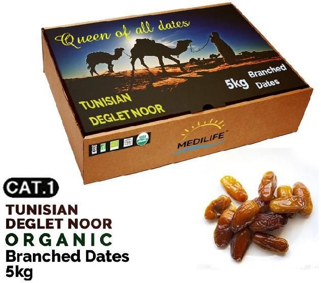 Organic Branched Dates Carton Box 5 Kg
