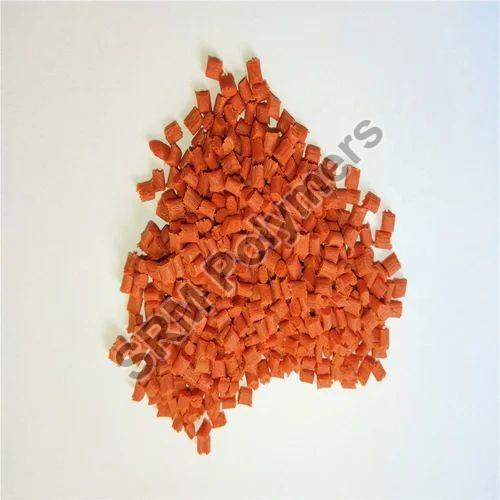 Nylon Plastic Scrap Granules, Color : Orange