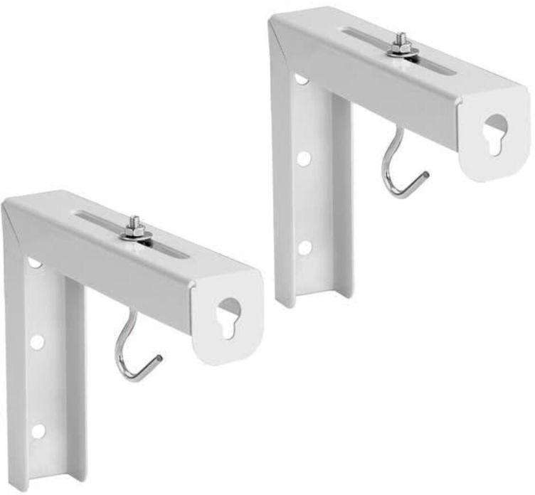 Silver Adjustable L-shape Projector Bracket