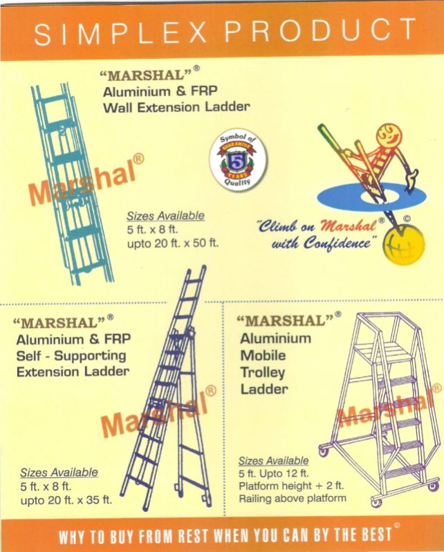 Ladder, for Construction, Feature : Eco Friendly, Heavy Weght Capacity