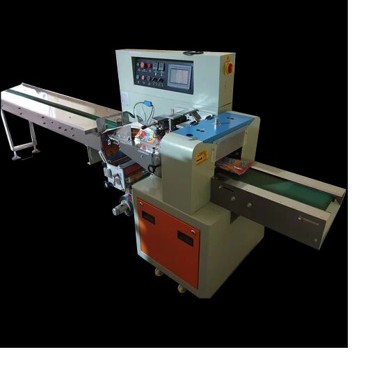 Automatic 3KW Bread Packing Machine, Packaging Type : Center Seal