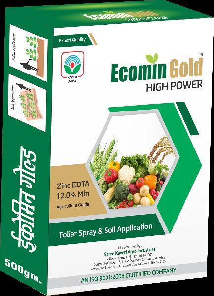 Zinc EDTA 12% Micronutrient Fertilizer, Purity : >98%