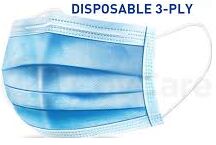 Non Woven Disposable Mask (Export Quality), for Clinic, Food Processing, Hospital, Laboratory, Pharmacy