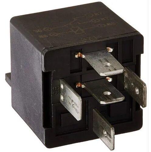 Black 100-200 gm Plastic Automotive Relay