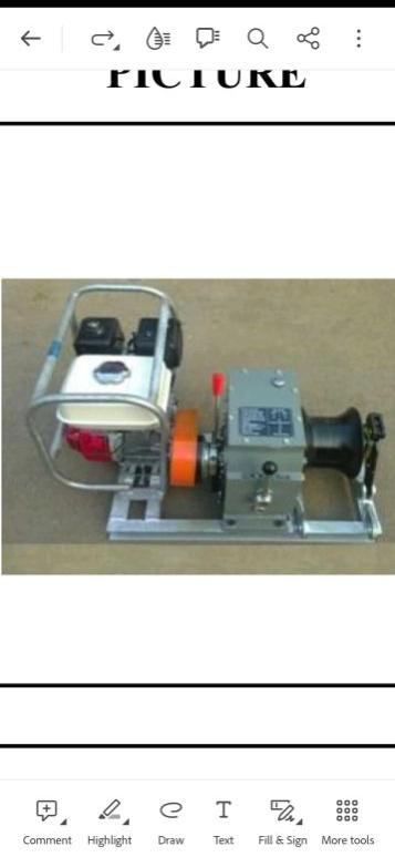 Electric Petrol Engine Power Winches, for Industrial Use, Feature : Best Quality, Durable, Optimum Performance