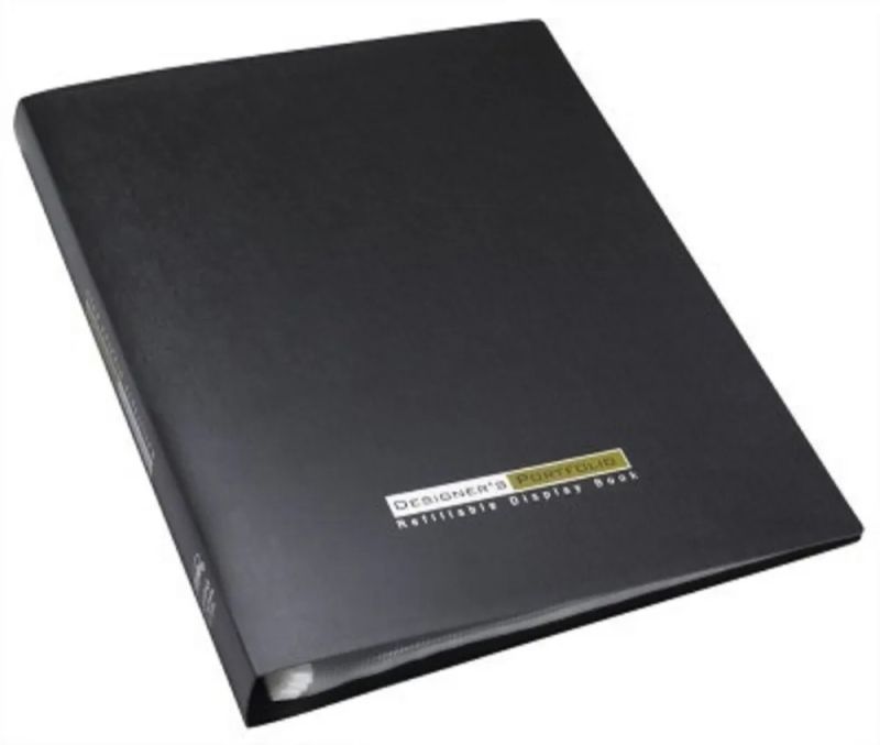 Black Plastic Display File Folder