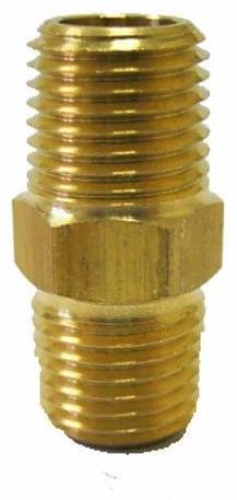 Vulcan Brass Golden Hex Double Nipples, for Structure Pipes