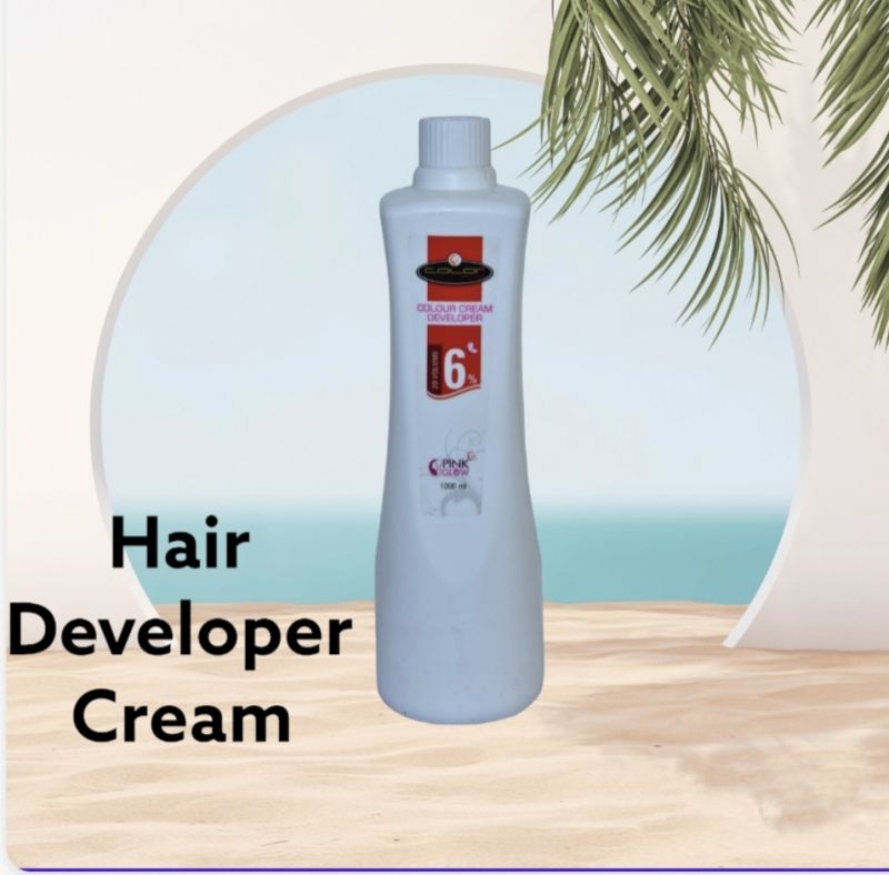 Pink Glow Hair developer 1000ml, for Parlour, Personal, Form : Cream