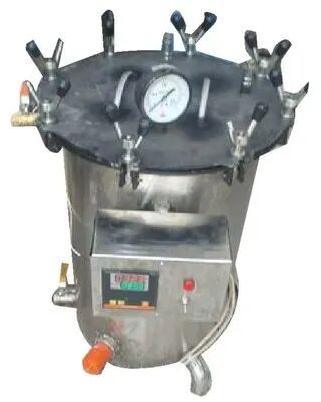 Stainless Steel Vertical Autoclave, Capacity : 70 Liter