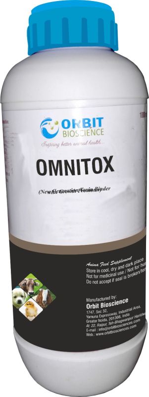 Light Yellow poultry Organic omnitox toxin binder, for Animal Food, Cattle Feed, Packaging Type : bottle