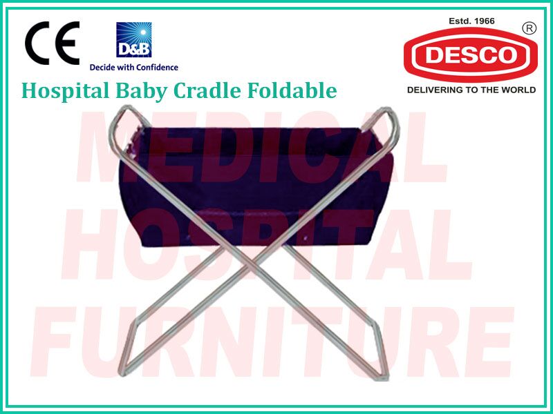 Mild Steel  Foldable Baby Cradle