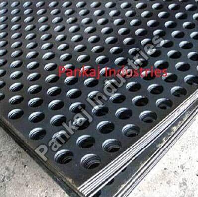 Chirag Mild Steel Round Hole Perforated Sheets, Size : 3 x 8, 4 x8 ft customized