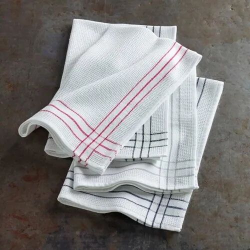 Cotton Check Kitchen Towel, Size : 15 x 25 Inches
