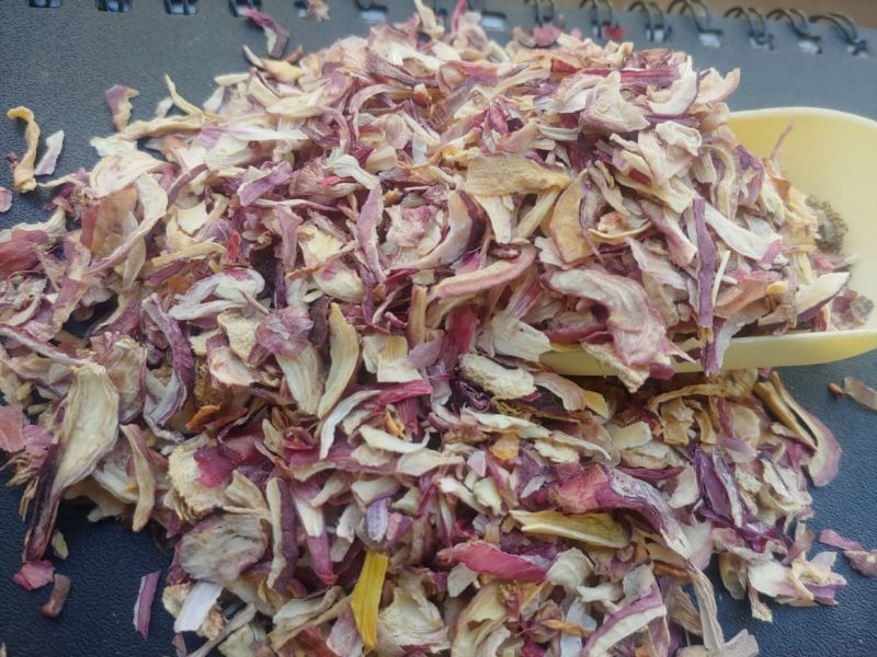 Omkar's Dehydrated Onion Flakes, Packaging Size : 10g