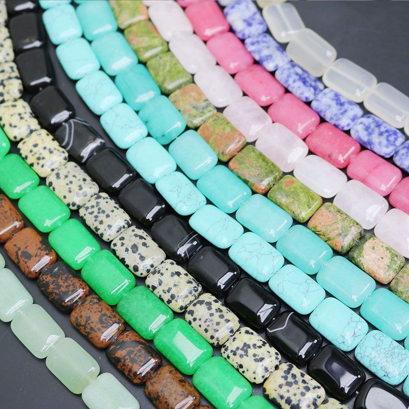 Rectangle Shape Gemstone Beads