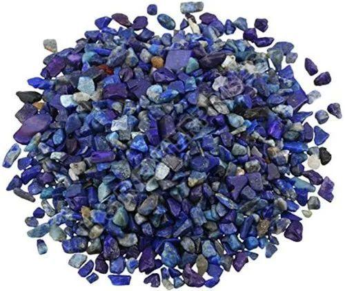 Blue Lapis Lazuli Gemstone Chips, for Bracelet, Earring, Necklace, Packaging Type : Poly Bag