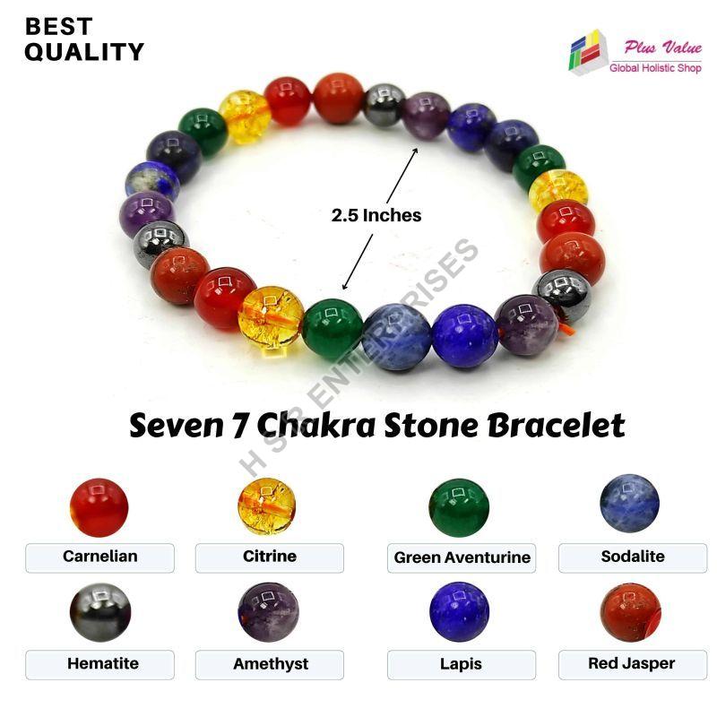 Seven Chakra Gemstone Bracelet