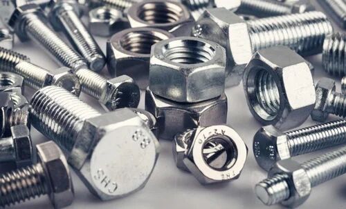 KSI Round Polished Stainless Steel Carriage Bolts, for Construction, Size : M6