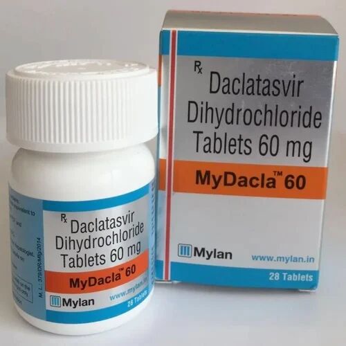 MyDacla Daclatasvir Dihydrochloride Tablets, Packaging Type : Bottles