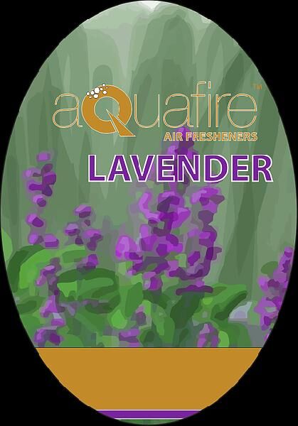 Aquafire Lavender Car Dangler