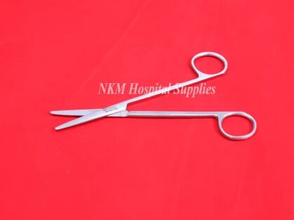 30 gm Metzenbaum Scissors, for Used fine dissection cutting., Size : 6.8 inch (Length)