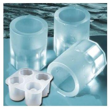 Smooth Silicone Rubber Shot Glass, Packaging Type : Box